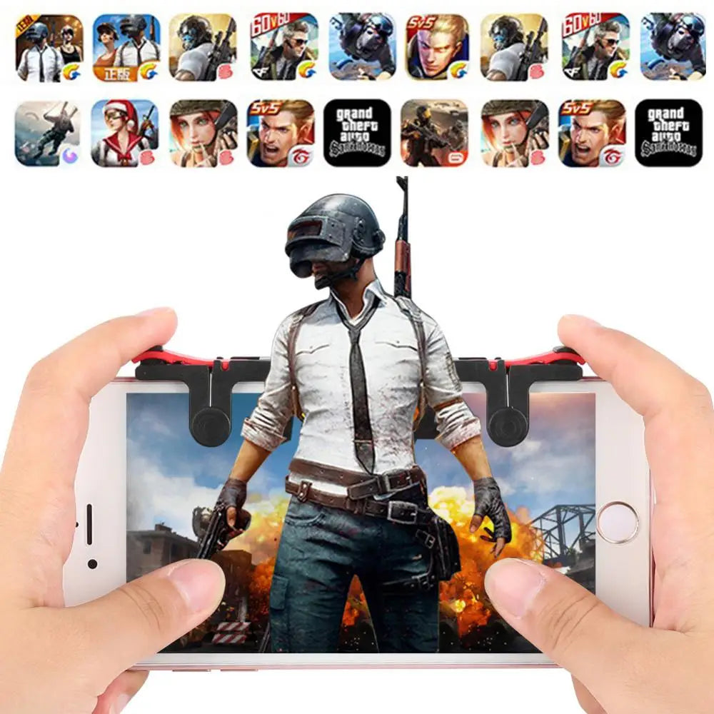 Mobile Game Controller D9 Gamepad Trigger Aim Button L1 R1 Shooter Joystick For SmartPhone Game PUBG Game Accesorios