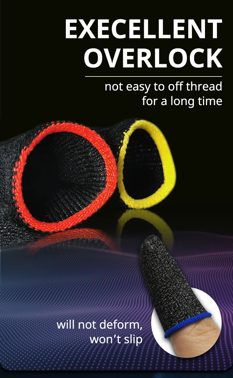 20pcs 40pcs Fingertips For Game PUBG Mobile Anti Slip Finger Glove Game Controller Finger Sleeve For Touch Screen Mobile Gaming