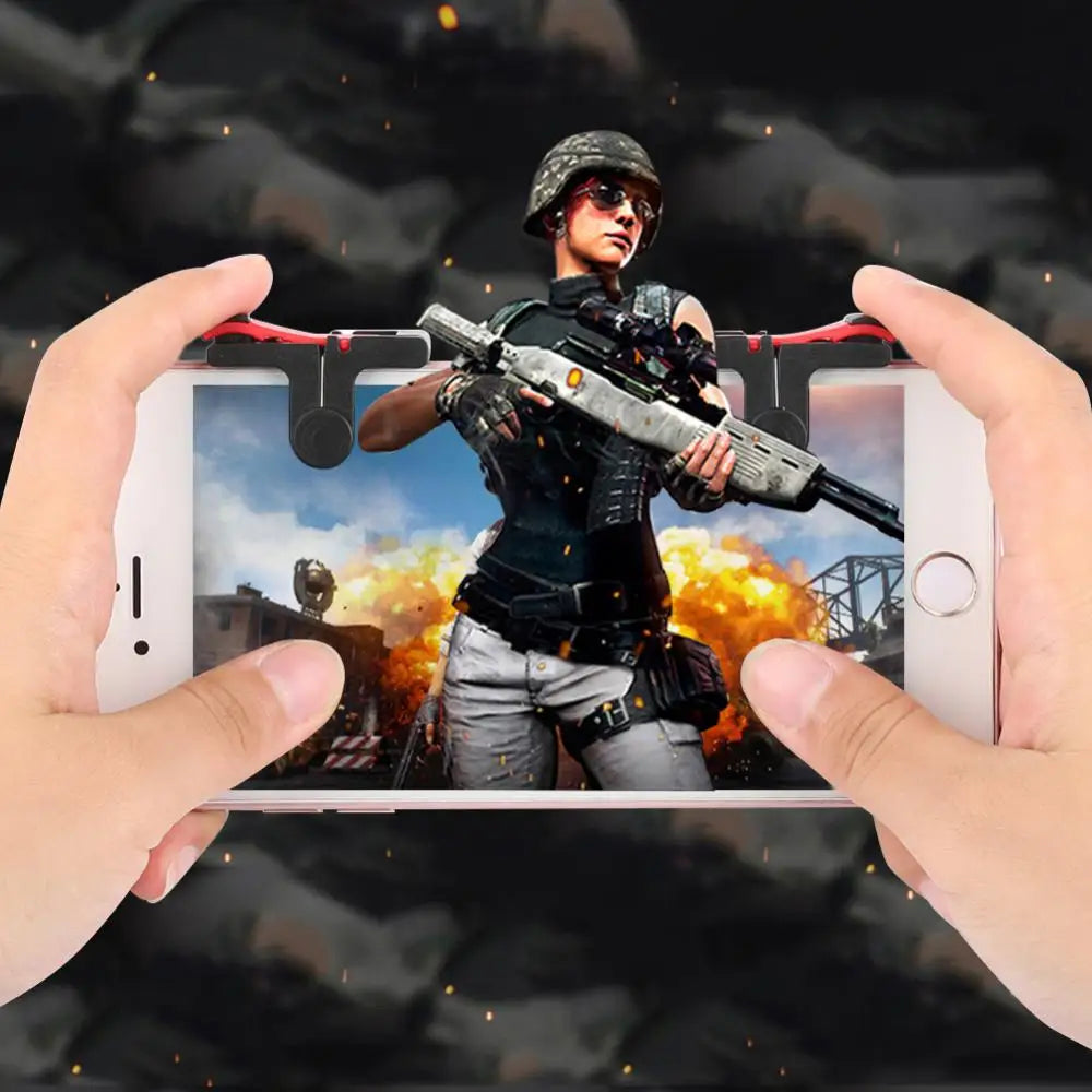 Mobile Game Controller D9 Gamepad Trigger Aim Button L1 R1 Shooter Joystick For SmartPhone Game PUBG Game Accesorios