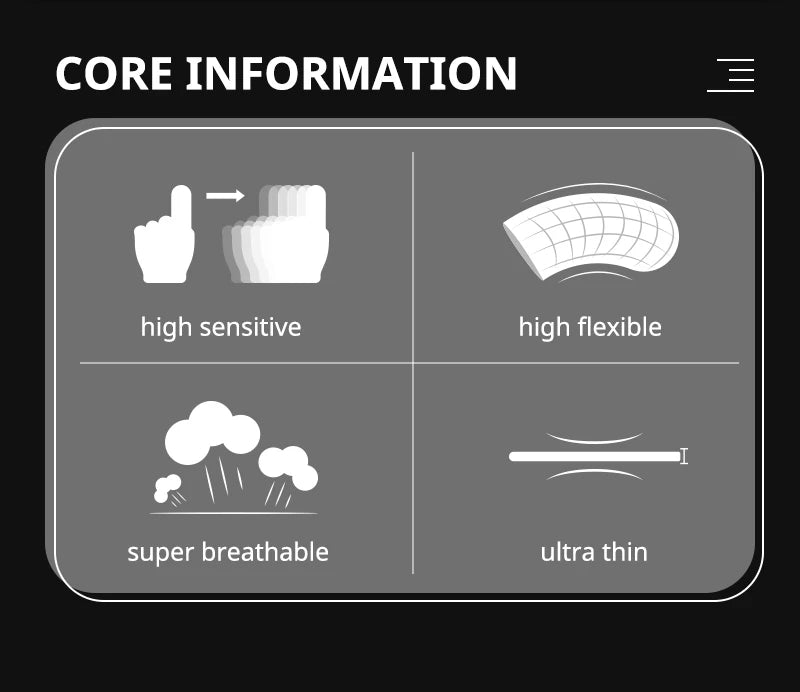 20pcs 40pcs Fingertips For Game PUBG Mobile Anti Slip Finger Glove Game Controller Finger Sleeve For Touch Screen Mobile Gaming